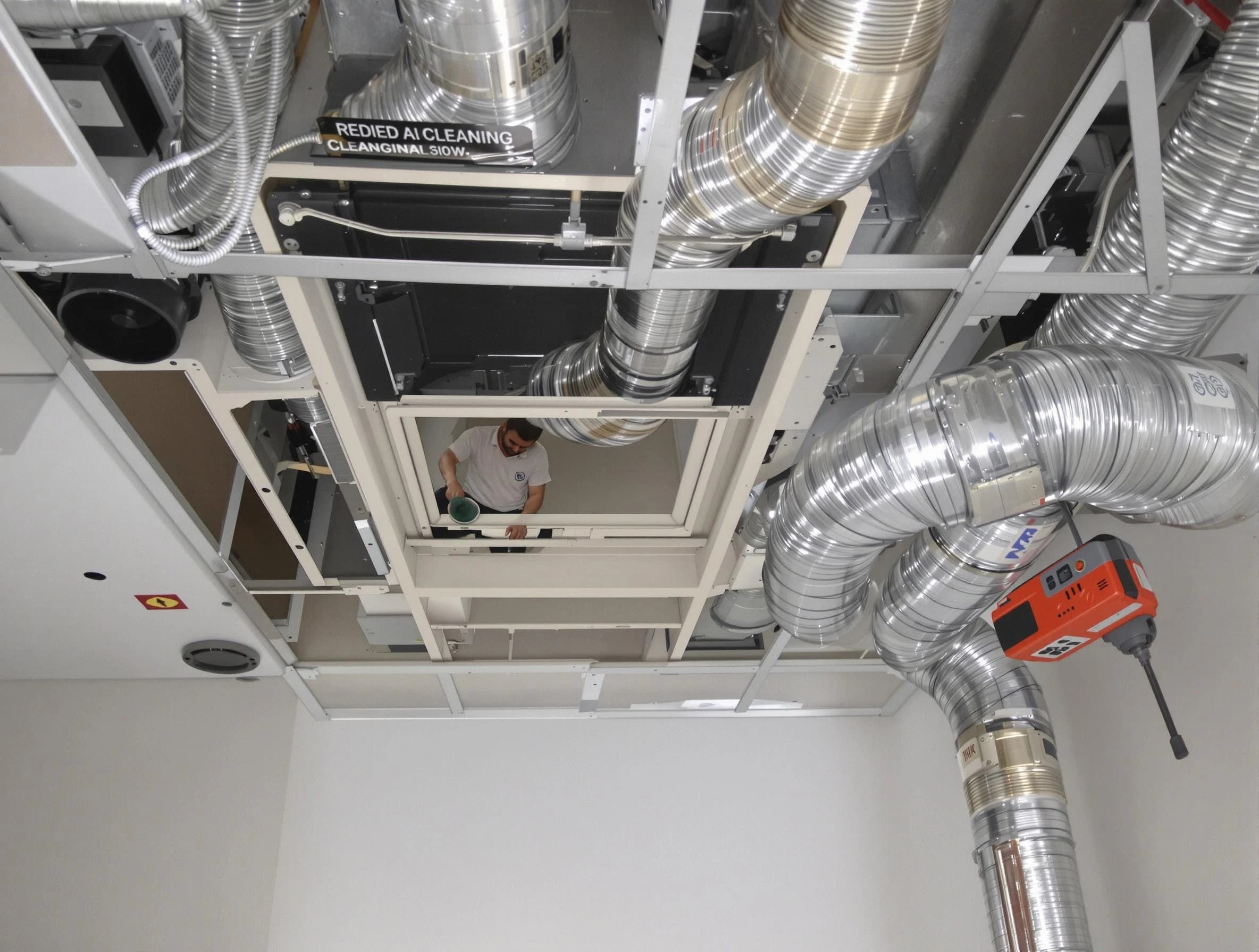 Arvada Air Duct Cleaning technician performing detailed central duct system cleaning in Arvada