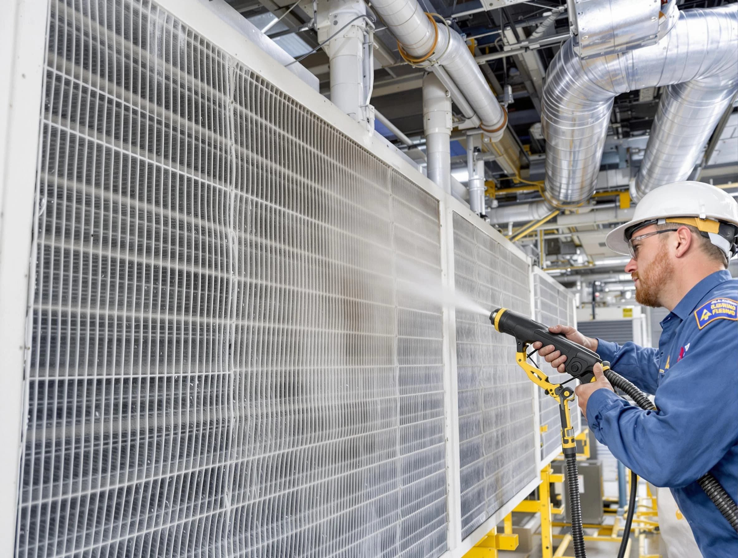 Professional commercial coil cleaning by Arvada Air Duct Cleaning in Arvada