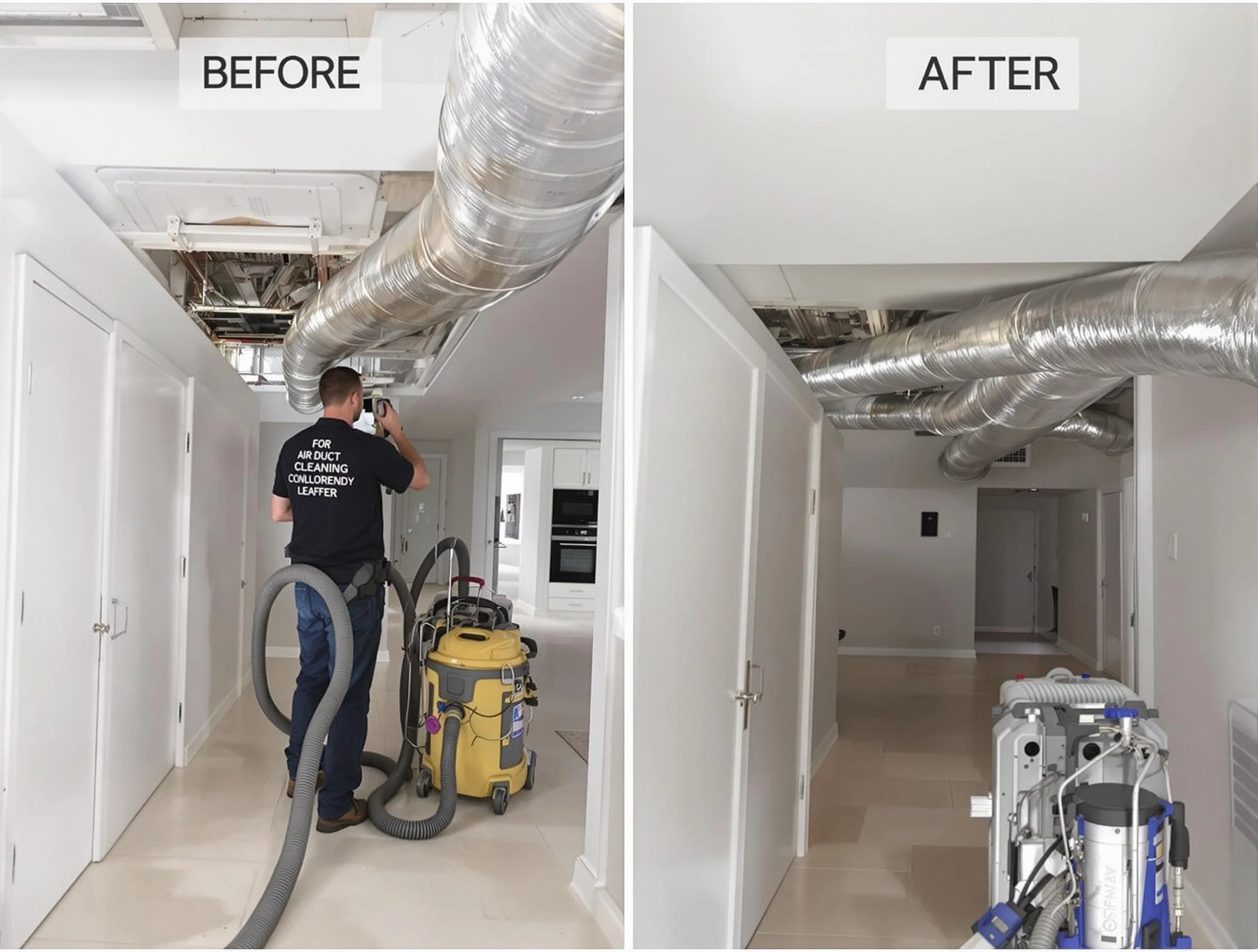 Arvada Air Duct Cleaning professional performing thorough air duct cleaning in Arvada